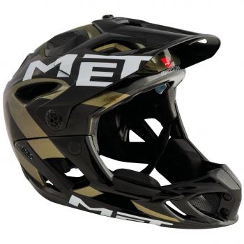 MET Parachute - Cascos integrales - negro/Dorado Contorno de la cabeza 59-62cm 2017