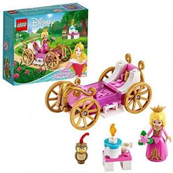 LEGO Disney Princess - Carruaje Real de Aurora Juguete de Construcción Inspirado en la Película de Disney La Bella Durmiente, Contiene un Carruaje, una Mesa y una Tarta
