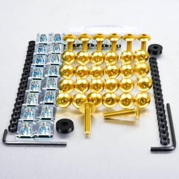 PRO-BOLT - 42335 : Kit Tornillos De Carenado Aluminio Oro R1 07-08 Fya405G
