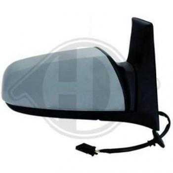 Espejo retrovisor DIEDERICHS 1891125 - Espejo retrovisor de alta calidad, compatible con diversos modelos de vehículos, diseño aerodinámico, fácil instalación, acabado en negro brillante