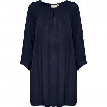 Kaffe Women's 5XL Amber Tunic Top in Midnight Marine