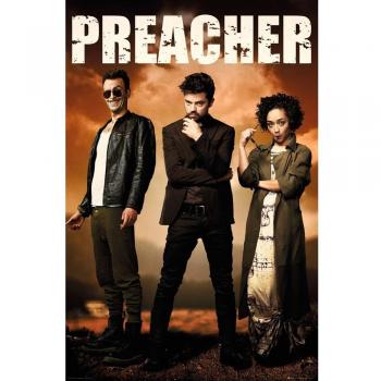 Póster Maxi Preacher 61x91.5 cm Multicolor con Marco de Madera
