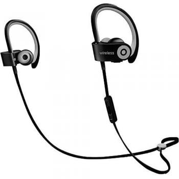 ICAROTECH SISTEMS | Auriculares Bluetooth Deportivos con Botones Multifunción | Auriculares Inalámbricos | Color Azul