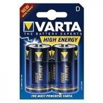 Baterías Alcalinas D LR20 1.5V 16500mAh - Paquete de 2 Unidades