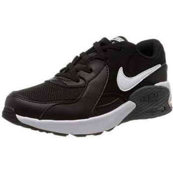 NIKE Air MAX Excee (PS), Zapatillas para Correr, Negro Blanco Gris Oscuro, 28 EU