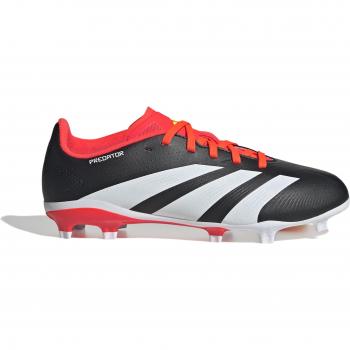 Botas de fútbol para niños adidas Predator League FG, características: diseño específico para jóvenes futbolistas, tecnología de control en el toque del balón, suela FG (para césped firme), parte superior sintética que proporciona durabilidad y 