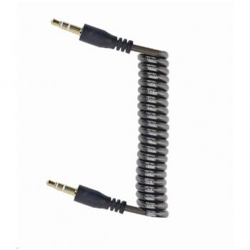 Cable de audio en espiral 3.5mm M/M, 1.8m, GEMBIRD/ CABLEXPERT
