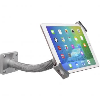 CTA Digital 13-Inch Silver Security Gooseneck Mount for Tablets