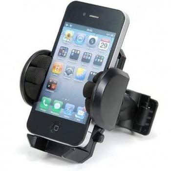 subtel® Soporte de manillar 360° de bicicleta para smartphone, GPS, tablet de 3,6 - 7,5 pulgadas / 52mm - 123mm
