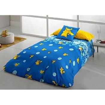 Pokemon.- Juego de Funda nordica Pikachu Evolution para cama de 90 cm