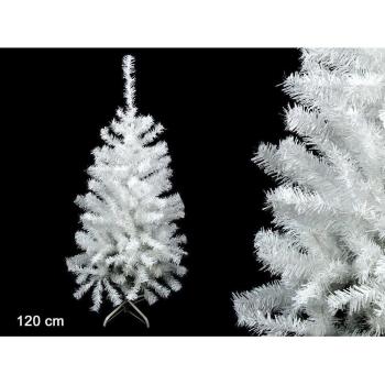 Árbol de Navidad artificial blanco de 196 ramas PE y PVC 120 cm