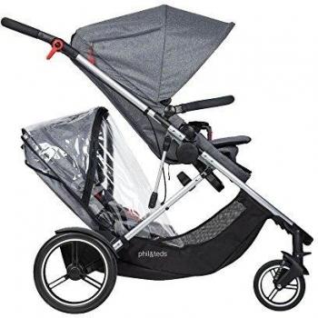 Phil & Teds Voyager carrito doble de lluvia tormenta funda