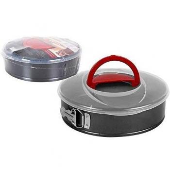 Quttin 52272 Molde Horno Cierre con Tapa, 26 x 6.8 cm/04 mm, Aluminio