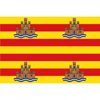 DIPLOMAT-FLAGS Ibiza Bandera | Bandera Paisaje | 0.06m² | 20x30cm Banderas de Coche