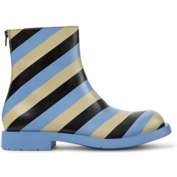 CAMPER MIL 1978 Men's Ankle Boots in Beige/Blue/Black, Size 45, Smooth LeatherCAMPER MIL 1978 Men's Ankle Boots in Beige/Blue/Black, Size 11, Smooth