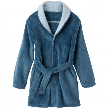 VERTBAUDET Bata con suavidad de Pelo sintético Azul Denim 3A