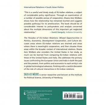 The Paradox of EU-India Relations: Missed Opportunities in Politics, Economics, Development Cooperation, and Culture - Comprehensive Analysis Book