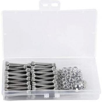 Tornillos y Tuercas M6*40mm Tornillos Allen Acero Inoxidable 304 Tornillo Cabeza Hexagonal Hexágono Externo Pernos Tornillo Hexagonal Pernos y Tuercas