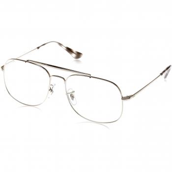 Ray-Ban 0RX6389, Monturas de Gafas para Hombre, Marrón