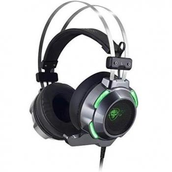 SPIRIT OF GAMER - Elite-H30 - Gamer Audio Headset - Micrófono - Retro Cool Green LED Lighting - Compatible multiplataforma PC / PS4 / XBOX ONE / Switch