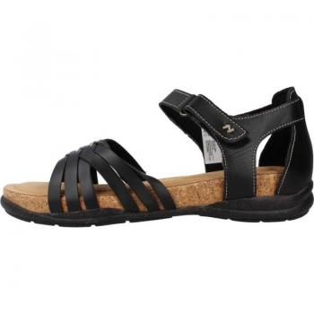Sandalias de Mujer Clarks Roseville Cove Color Negro con diseño elegante, suela antideslizante, plantilla acolchada para mayor comodidad y cierre ajustable
