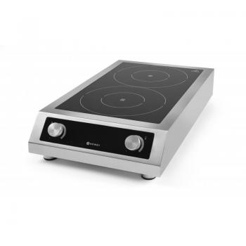 Cocina de inducción doble 7000 Hendi 2x3500W