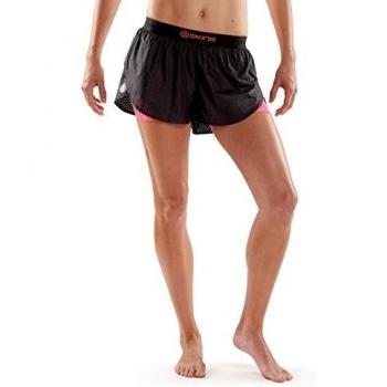 Skins Dnamic-Pantalón corto de compresión 2 en 1 para mujer Lampone FR: S