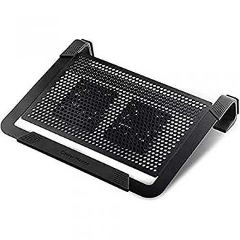 Cooler Master NotePal U2 PLUS Base de Mover Estructura Función Protección y Transportación Ergonómica de Aluminio Negro