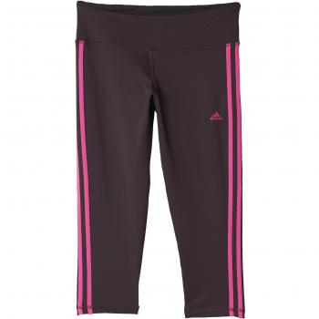 adidas Bsc 3S 3/4 Tigh - Mallas para mujer, color morado / rosa , talla S