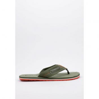Tommy Hilfiger PATCH HILFIGER BEACH SANDAL Chancla hombre Verde 40