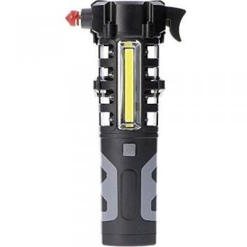 Linterna LED Multitool 3 en 1 con Martillo de Emergencia y Ayuda para Averías - 12 Piezas