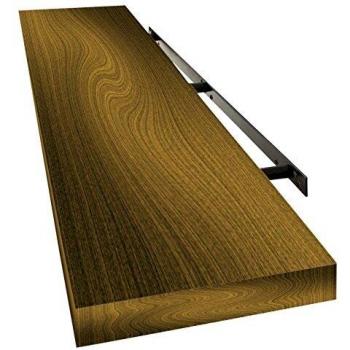 Inalsa Estante Color Roble 100 Cm, Sistema De Fijacion Invisible, Madera, Marrón, 100 X 23.5 X 3.8 Cm