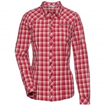 VAUDE Women 's tacun LS Camiseta Blusa, Primavera/Verano, Mujer, Color Red Cluster, tamaño Small