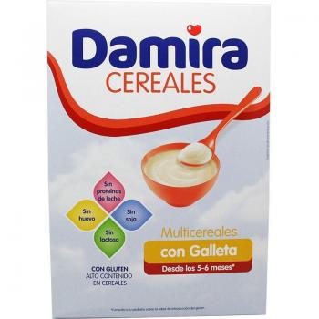 Damira Papilla 8 Cereales con Galleta María y FOS 600g