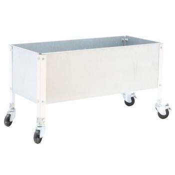 Huerto Urbano SimonGarden con Ruedas de Acero Blanco 120x60 cm