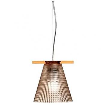 Lámpara colgante LED Kartell Light-Air, rosa con diseño escultural y patrón en relieve