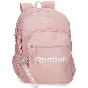 Mochila Escolar Reebok Glen Rosa 40cm, Poliéster, Dos Compartimentos