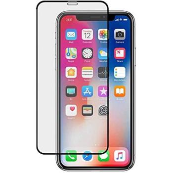 Protector de Cristal Templado Completo Full Glue Negro para iPhone X/XS