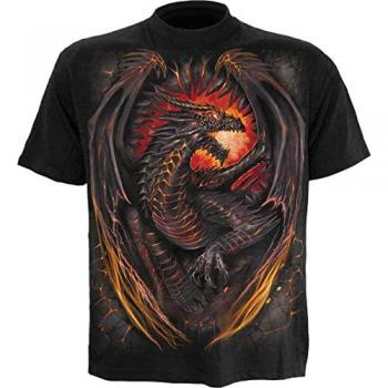 Spiral Kids Dragon Furnace Black T-Shirt