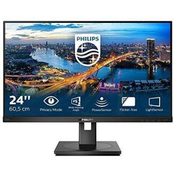 Philips 242B1V - 24 Inch FHD Monitor, 75Hz, 4ms, IPS, Speakers, Height Adjust, USB Hub