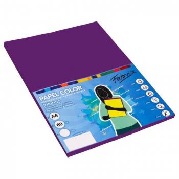 Papel Fabrisa A4 Morado 100 hojas 80g