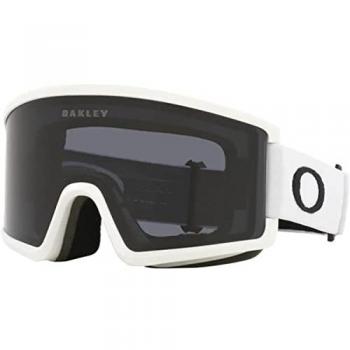 Máscara de Esquí Oakley Target Line M Matte Blanca con Lente Oscuro Grey/CAT3 Unisex