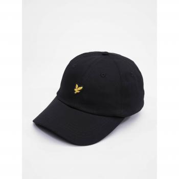 Lyle & Scott Mens Cotton Baseball Cap - Jet Black - One Size - Male