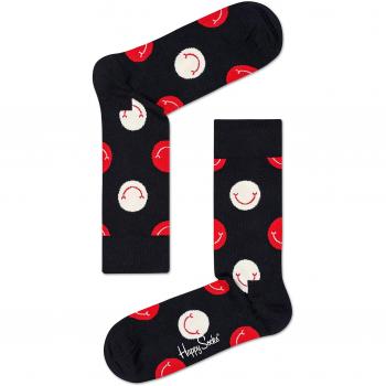 Happy Socks - Medias de fútbol - para hombre negro Smile Black