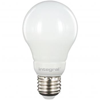 Integral ILA60E27O4.6N03KHEWA - Bombilla LED, temperatura de color 3000 k, casquillo E27, color blanco