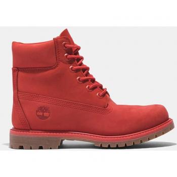 Timberland 6 Inch Women's Lace-up Boots - Red - Size: 3.5 US
