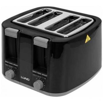 Tostadora LUND 1500W Negra - W-67501, alta potencia, diseño eficiente y fácil de usar