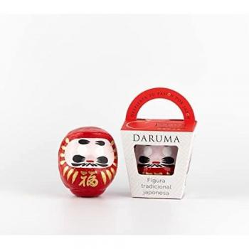 Japón no Yokan Daruma Grande 9 cm Rojo