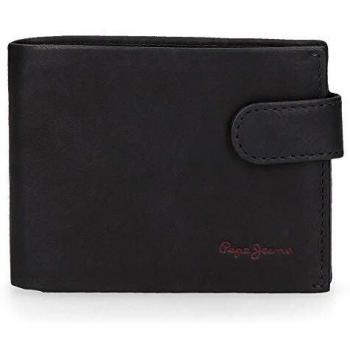 Cartera Pepe Jeans Fair Horizontal con Cierre de Clic Azul