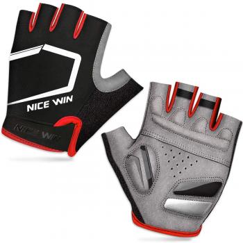 LOHOTEK Guantes de Ciclismo de Bicicleta Guantes de Bicicleta de Carretera de Medio-Dedo para Hombres Mujeres Acolchado Antideslizante Transpirable